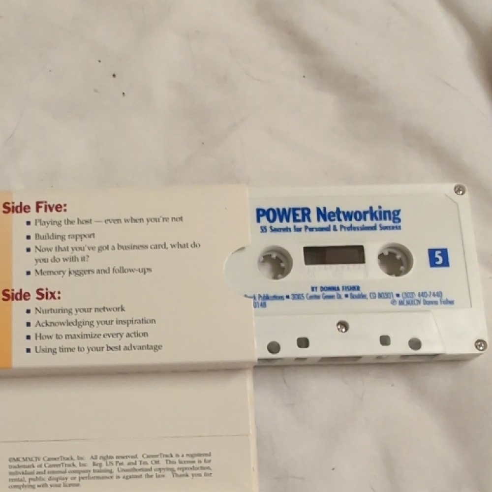 Power Networking Audiocassette Program - Picture 5 of 8